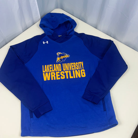 Lakeland University Wrestling Hoodie Under Armour - Medium
