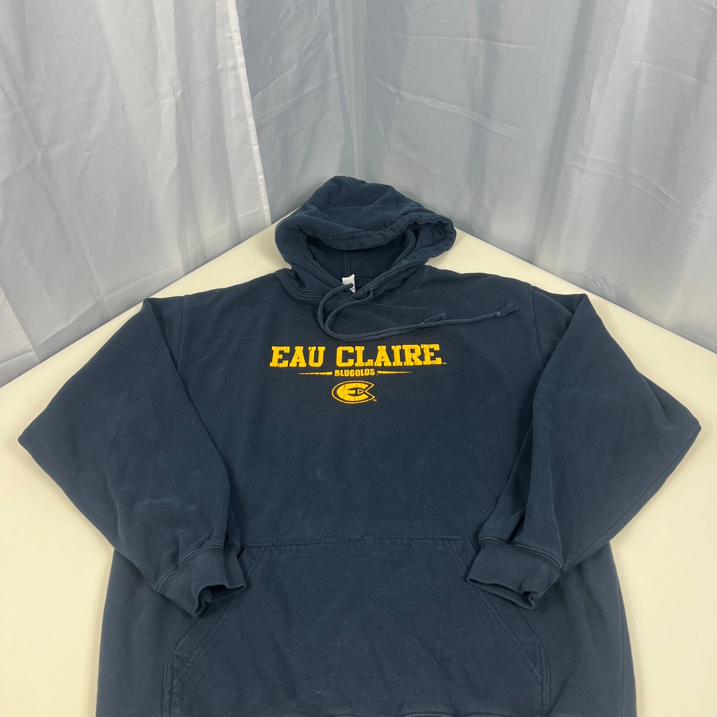 UW Eau Claire Blugolds Retro Hoodie - XL