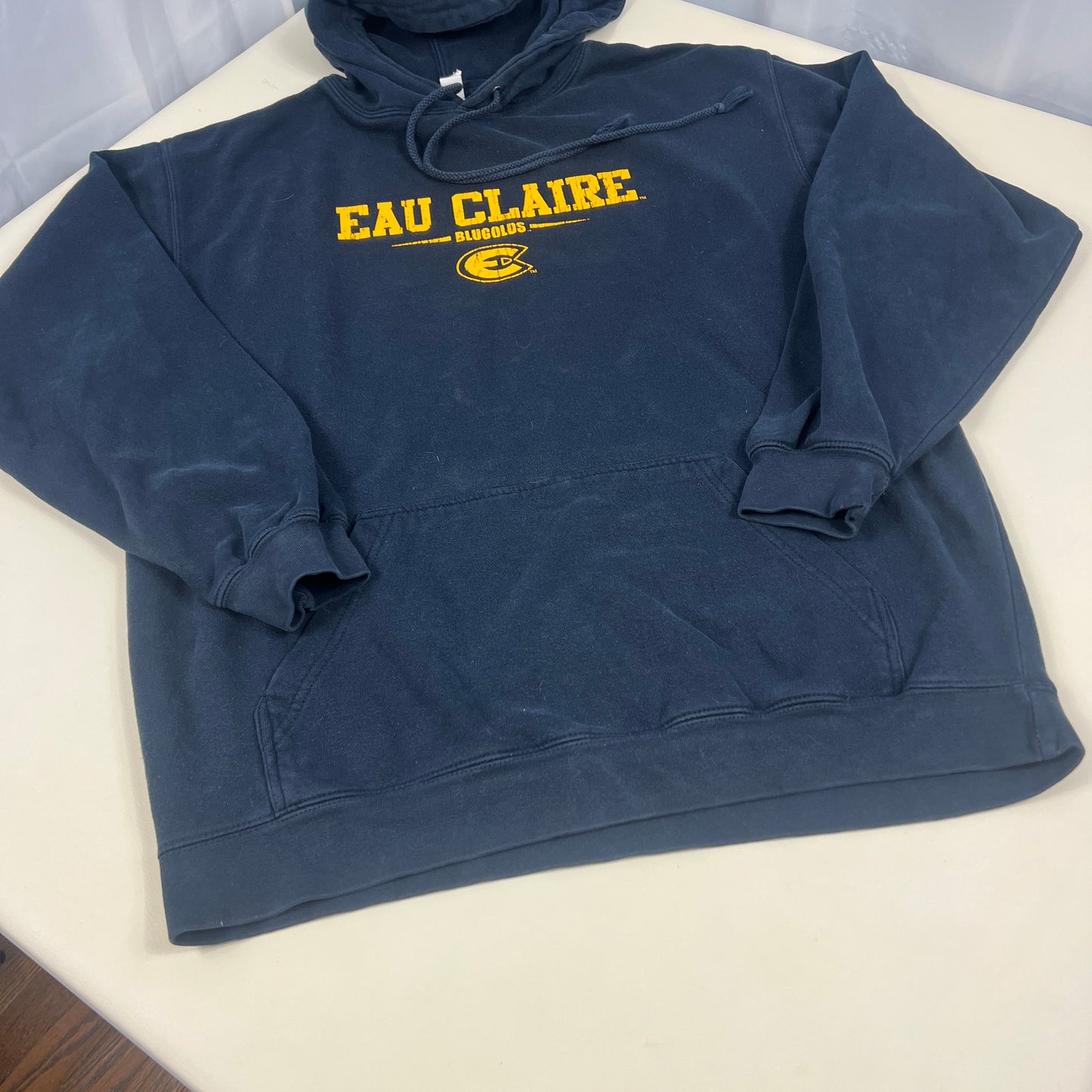 UW Eau Claire Blugolds Retro Hoodie - XL