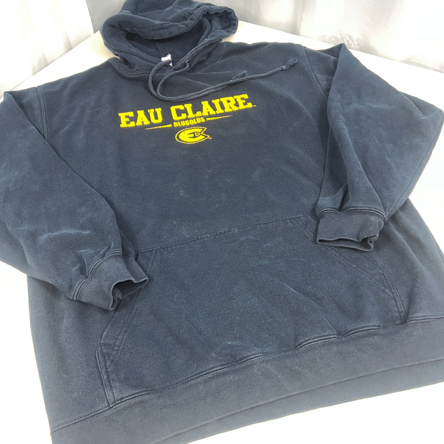 UW Eau Claire Blugolds Retro Hoodie - XL