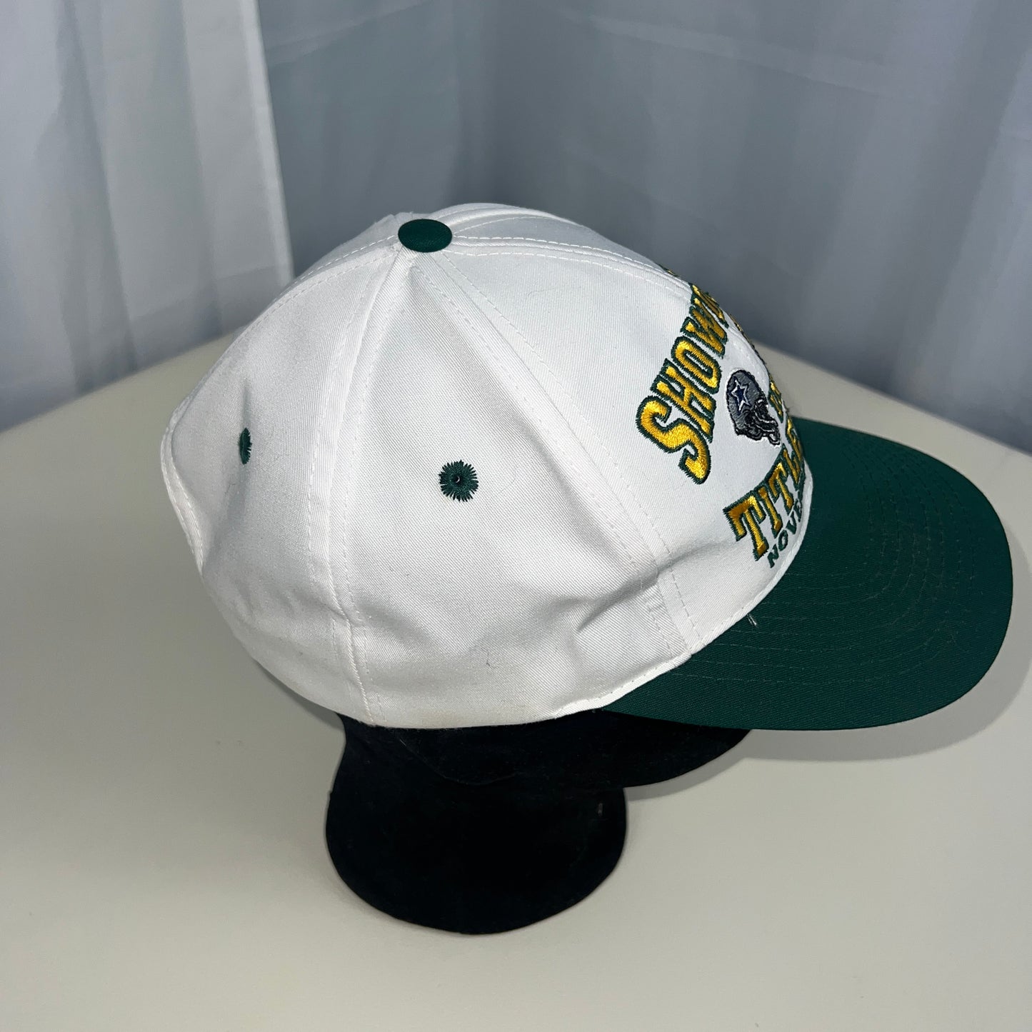 VTG 90s Logo 7 NFL Showdown in Titletown Hat Green Bay Packers vs Dallas Cowboys
