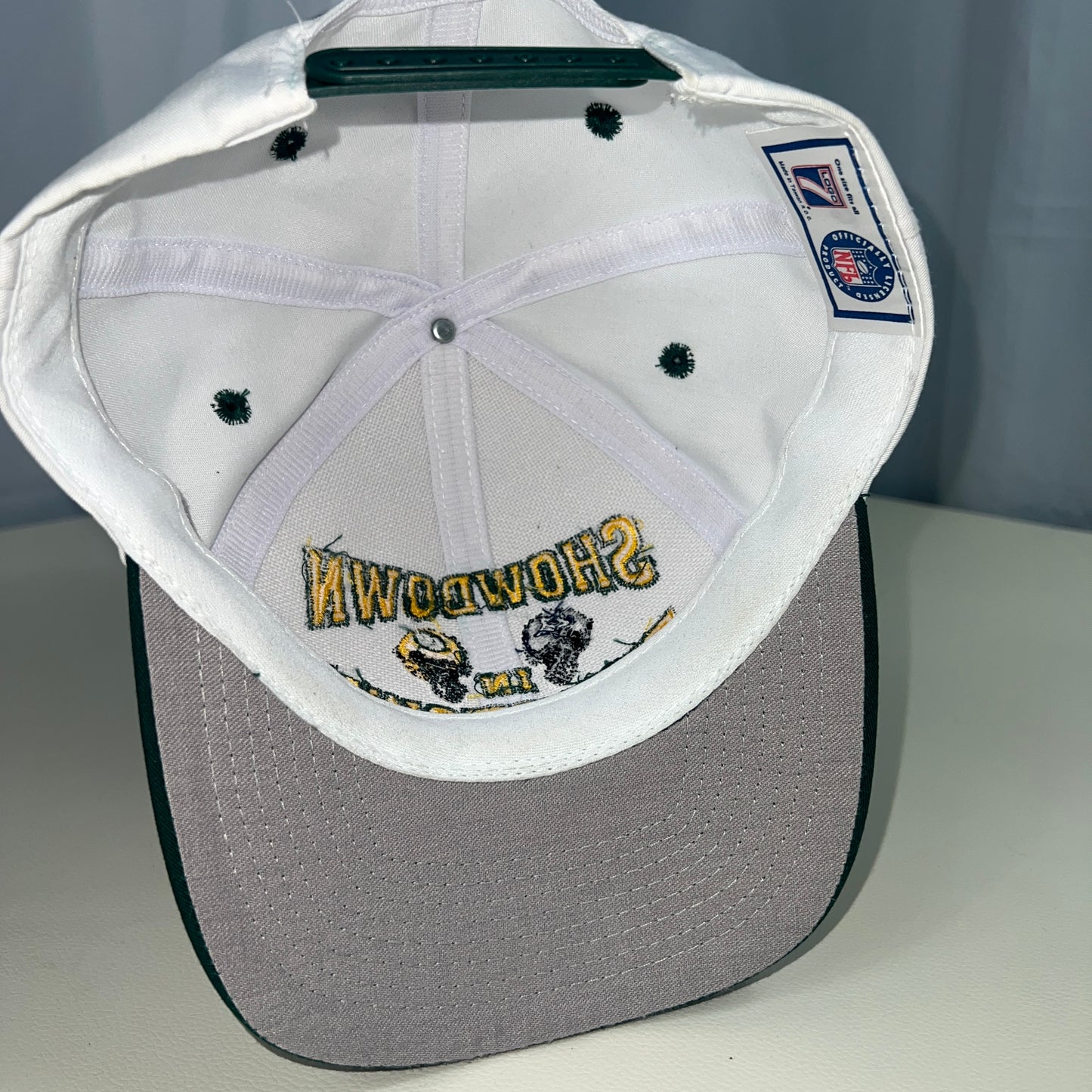 VTG 90s Logo 7 NFL Showdown in Titletown Hat Green Bay Packers vs Dallas Cowboys