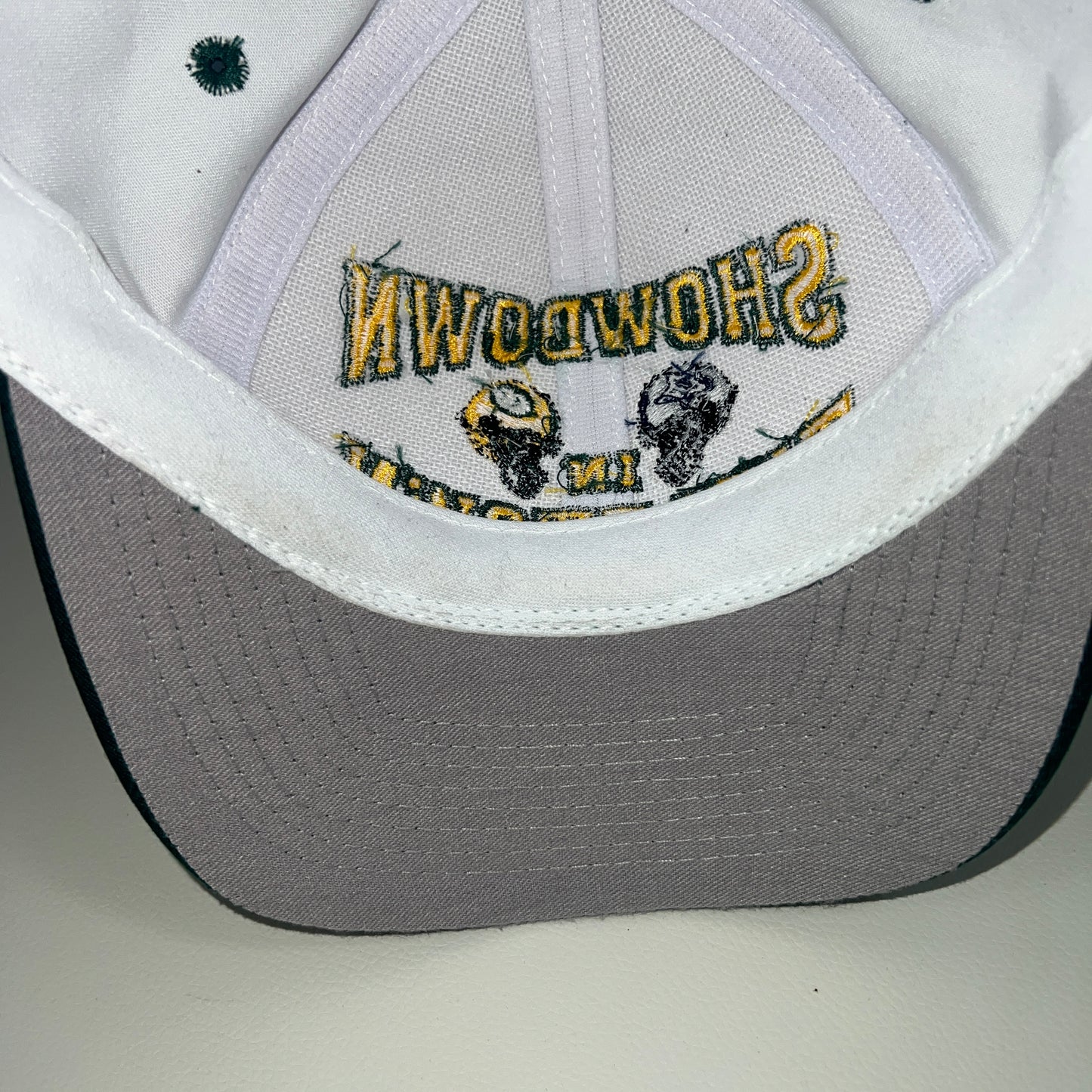 VTG 90s Logo 7 NFL Showdown in Titletown Hat Green Bay Packers vs Dallas Cowboys