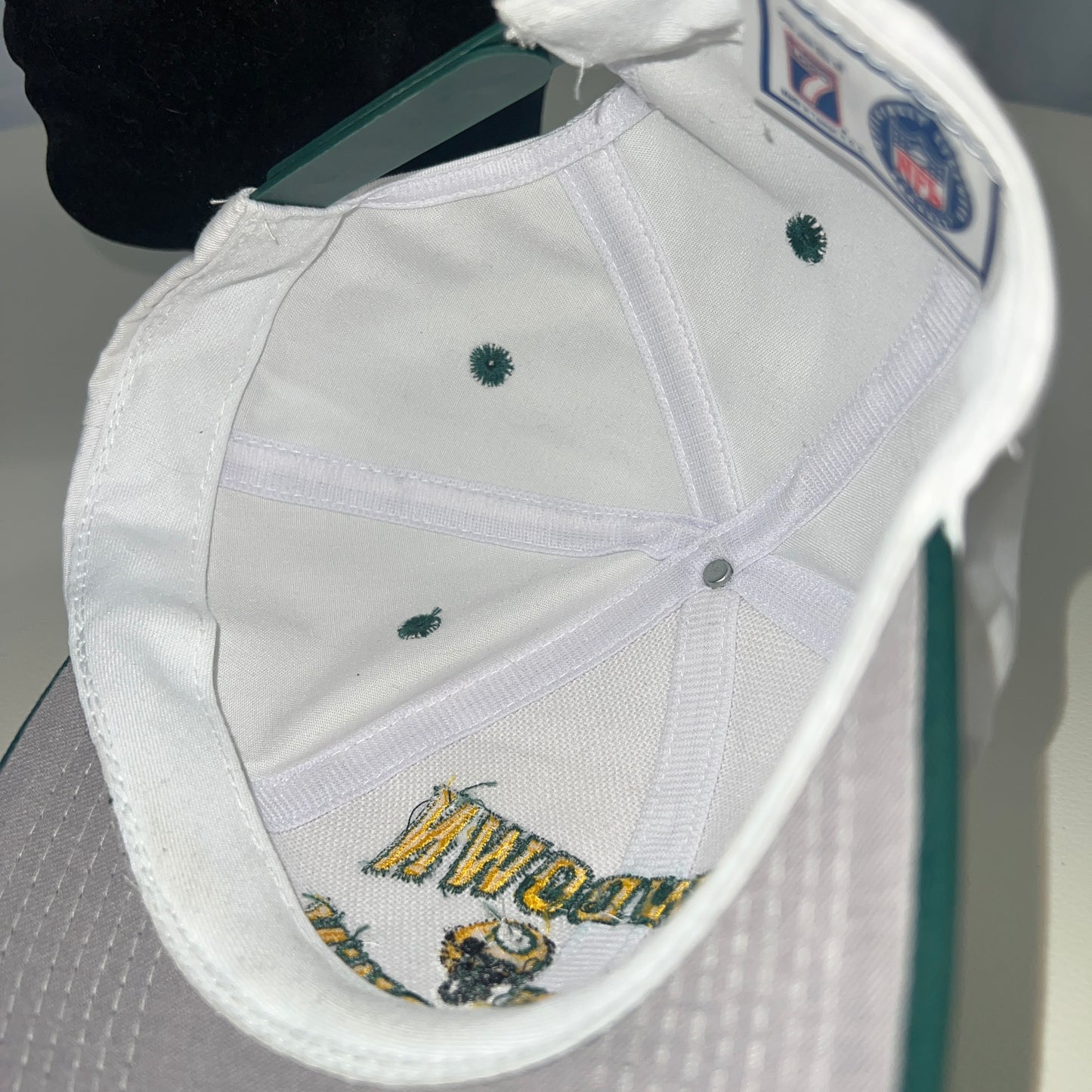 VTG 90s Logo 7 NFL Showdown in Titletown Hat Green Bay Packers vs Dallas Cowboys
