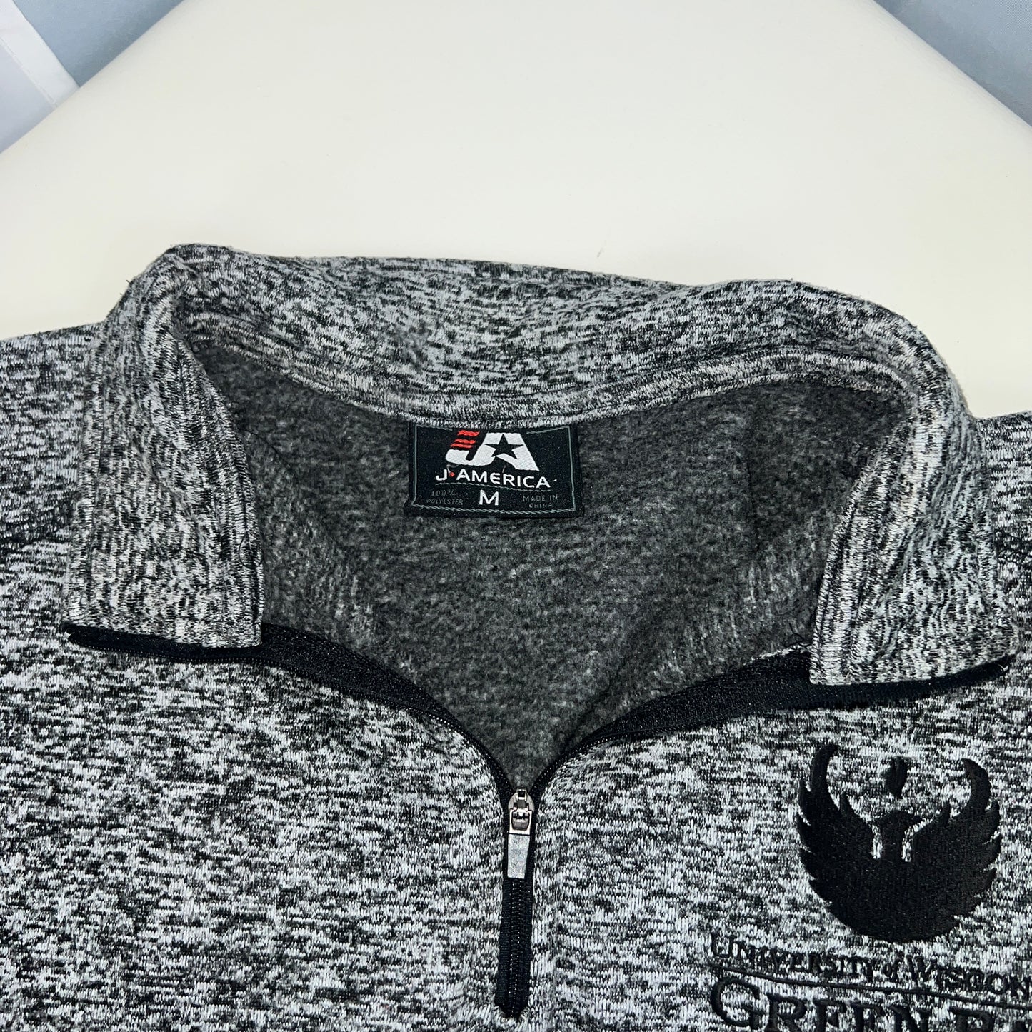 UW Green Bay Phoenix 1/4 Zip - Medium - Embroiderd