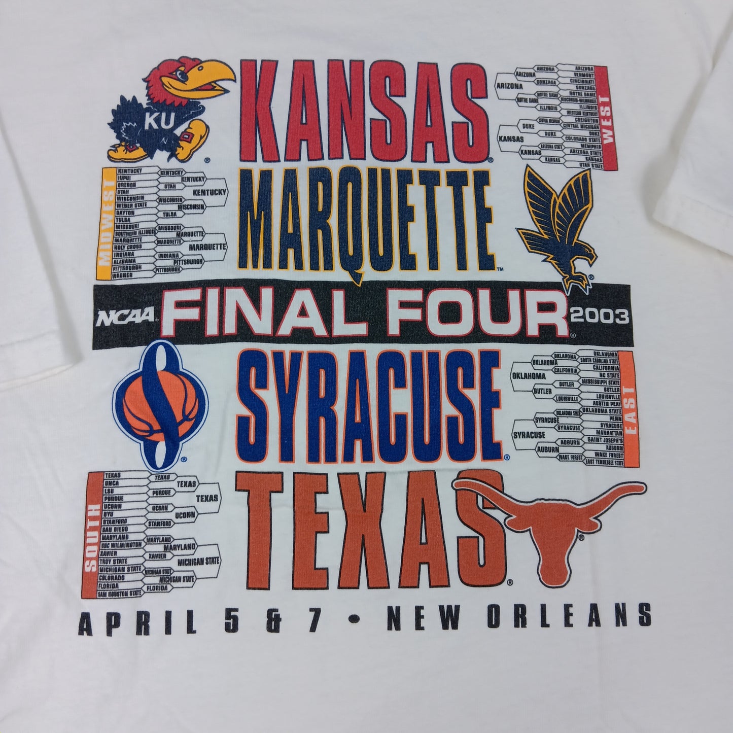 Marquette University Vintage T-Shirt - 2003 Final Four - XL