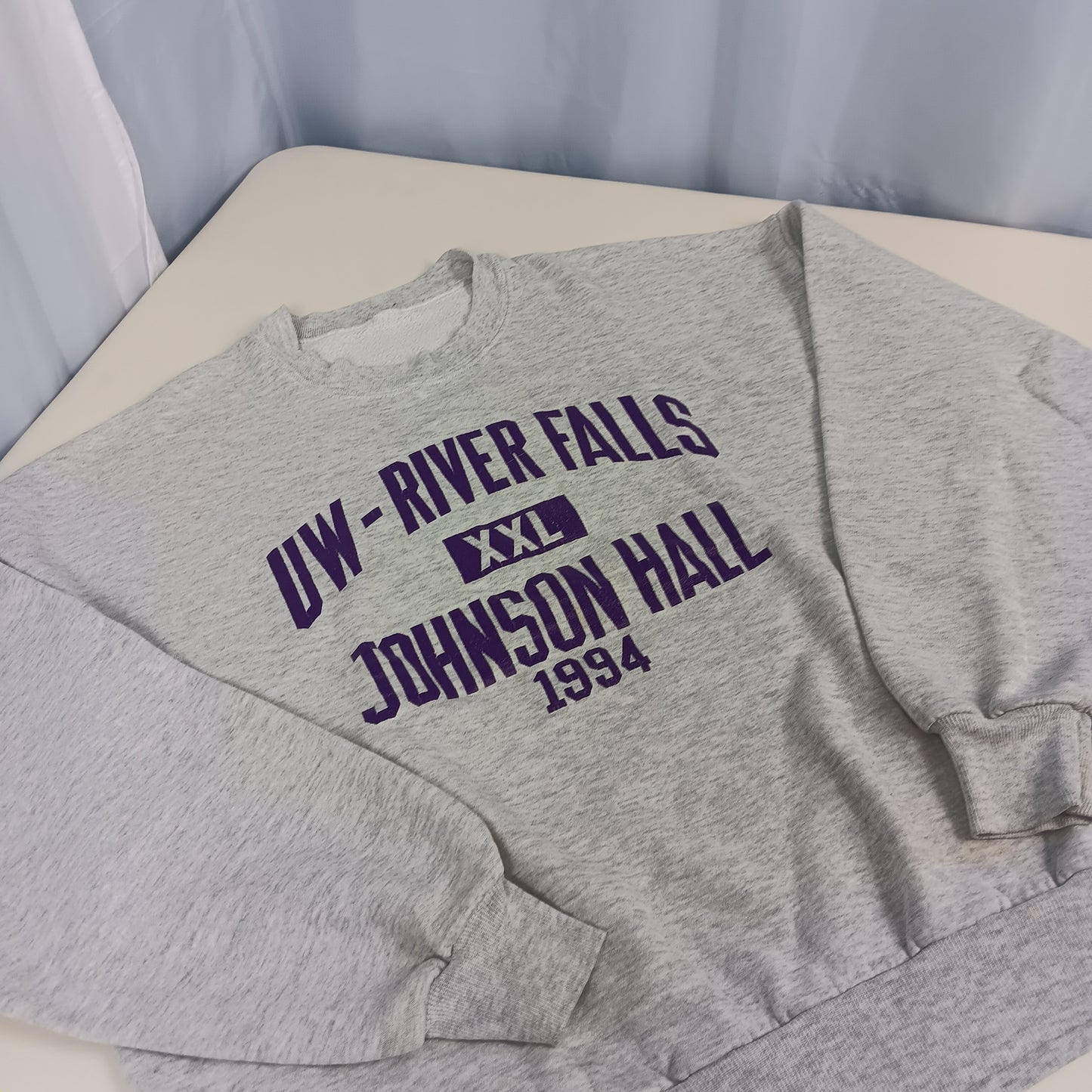 UW River Falls Vintage Crewneck 1994 Johnson Hall Medium/Large