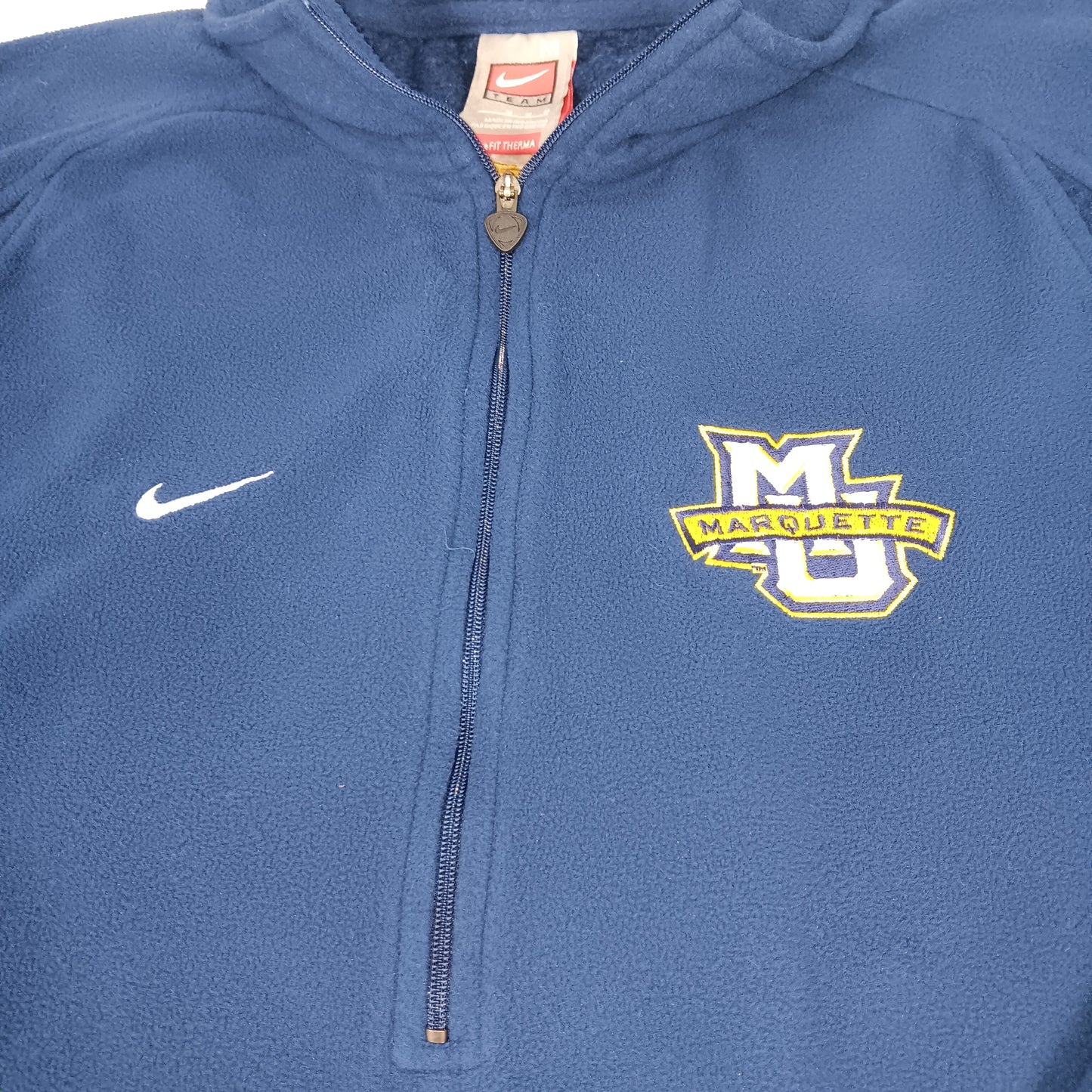 Marquette University Vintage 1/4 Zip Sweatshirt - Nike - Medium