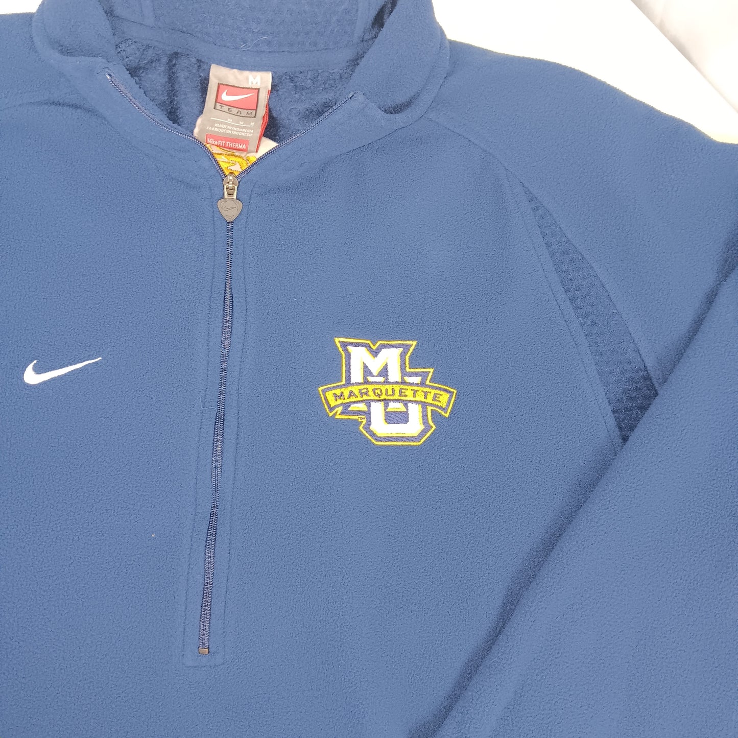 Marquette University Vintage 1/4 Zip Sweatshirt - Nike - Medium