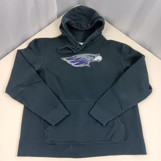 UW Whitewater Hoodie - Big Warhawk Emblem - Medium