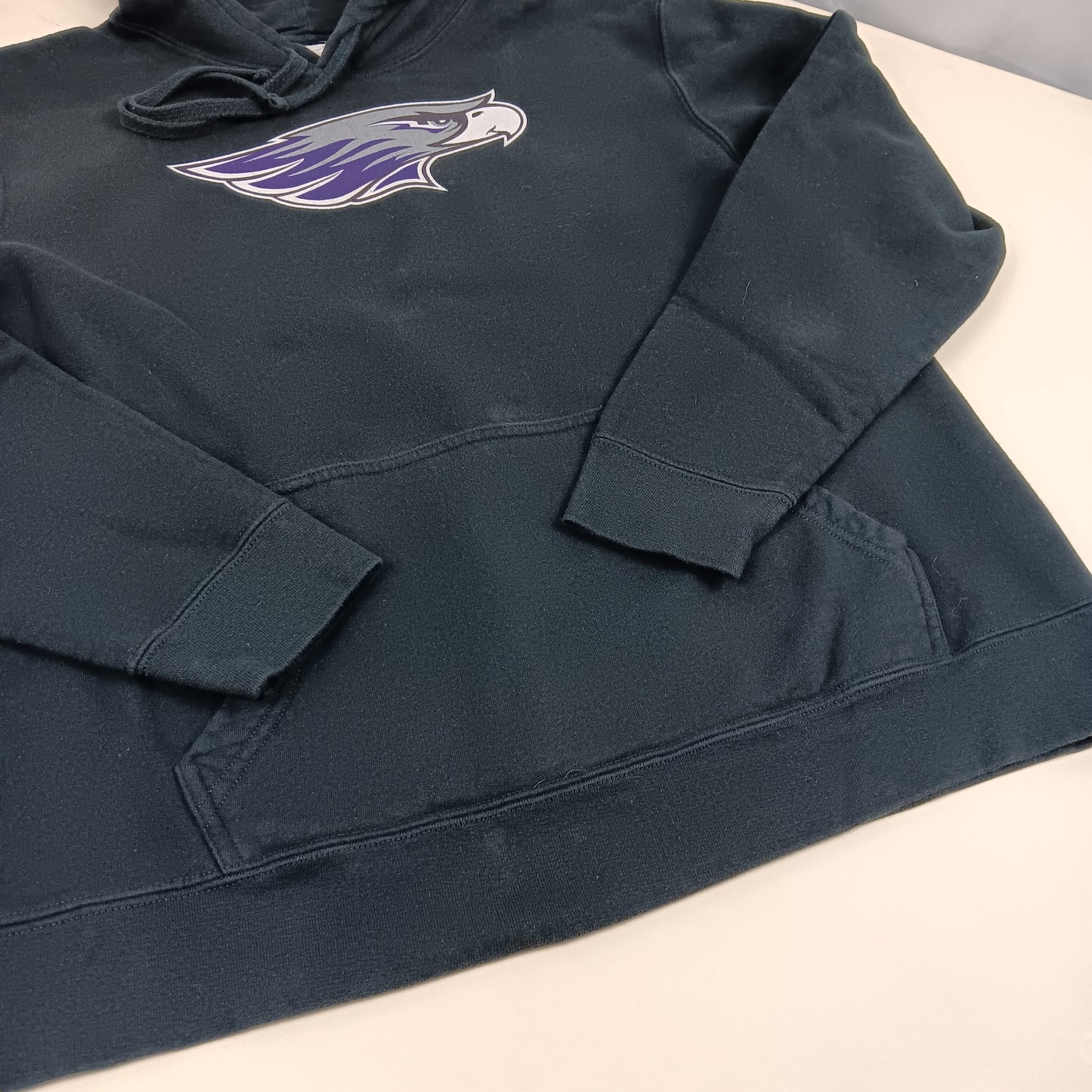 UW Whitewater Hoodie - Big Warhawk Emblem - Medium