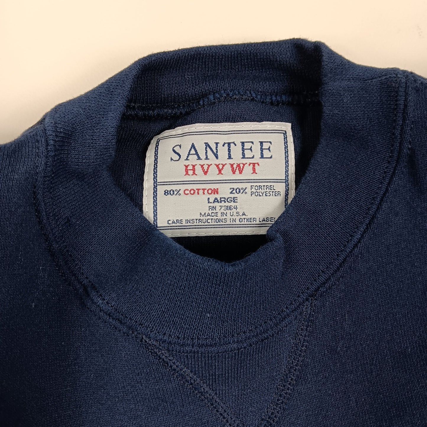 Silver Lake College Vintage Embroidered Sweatshirt - SanTee Heavyweight- Large