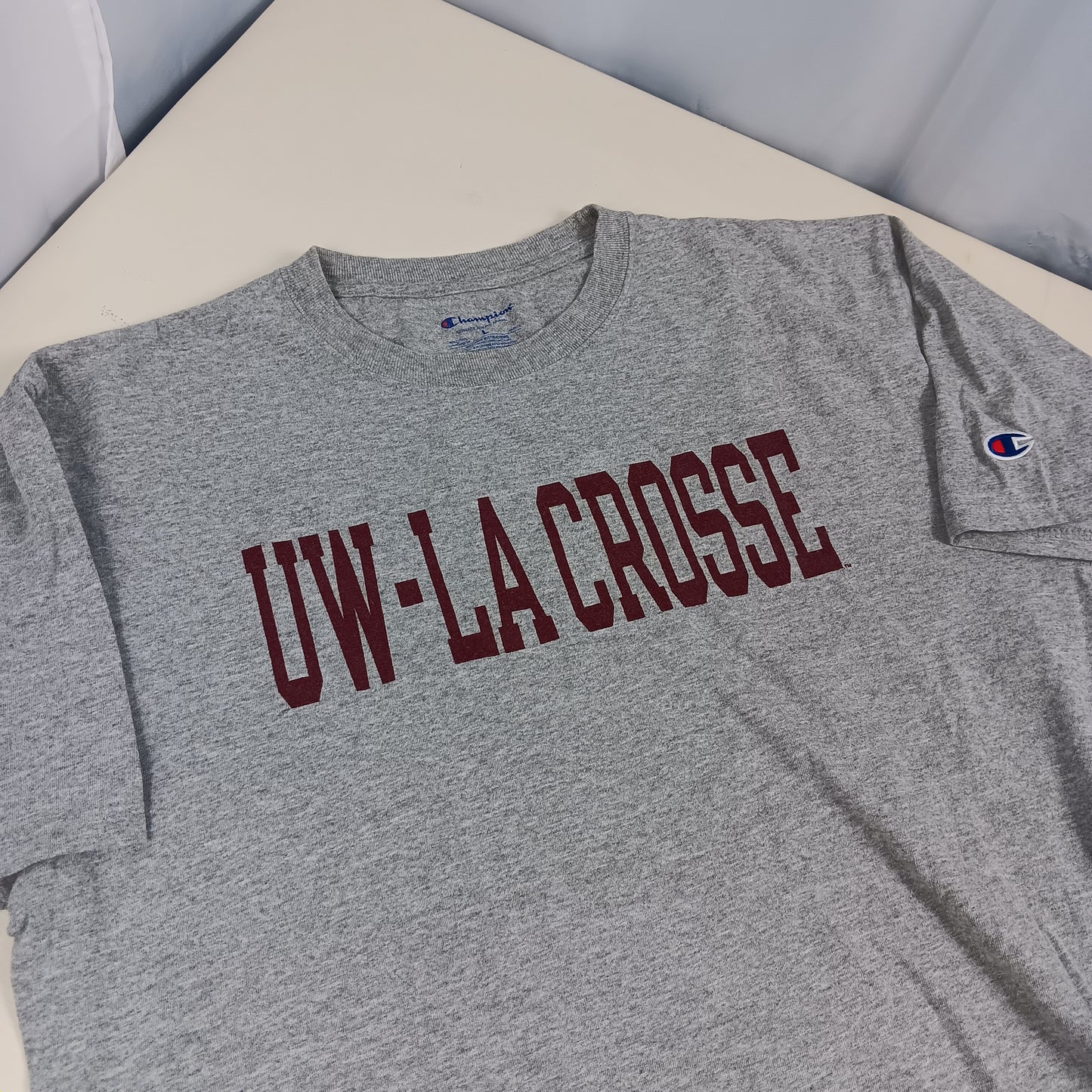 UW LaCrosse Champion T-Shirt - Large