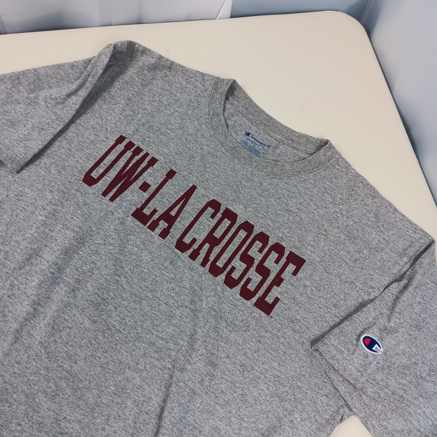UW LaCrosse Champion T-Shirt - Large