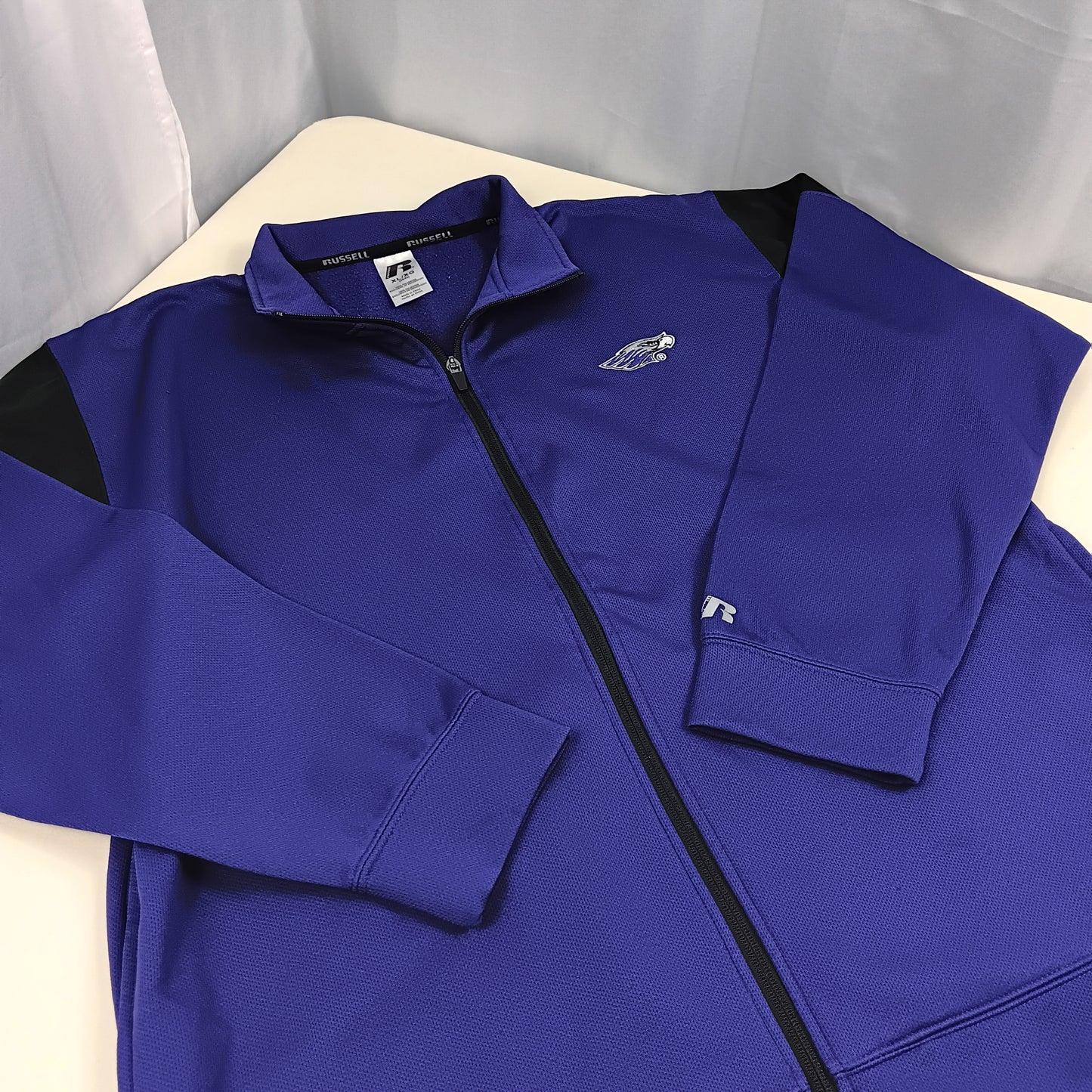 UW Whitewater Russell Athletic Zip Up Jacket - X-Large