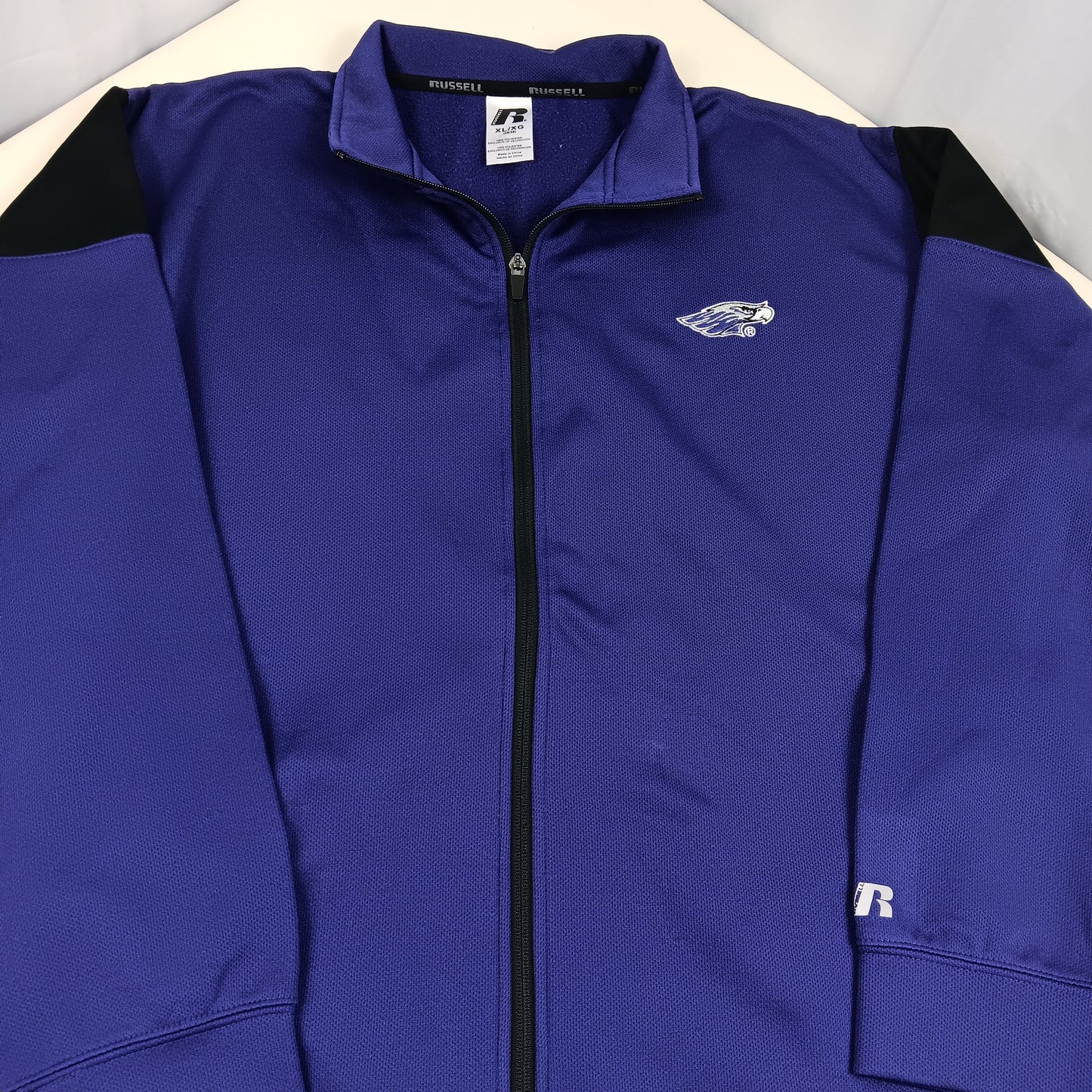 UW Whitewater Russell Athletic Zip Up Jacket - X-Large