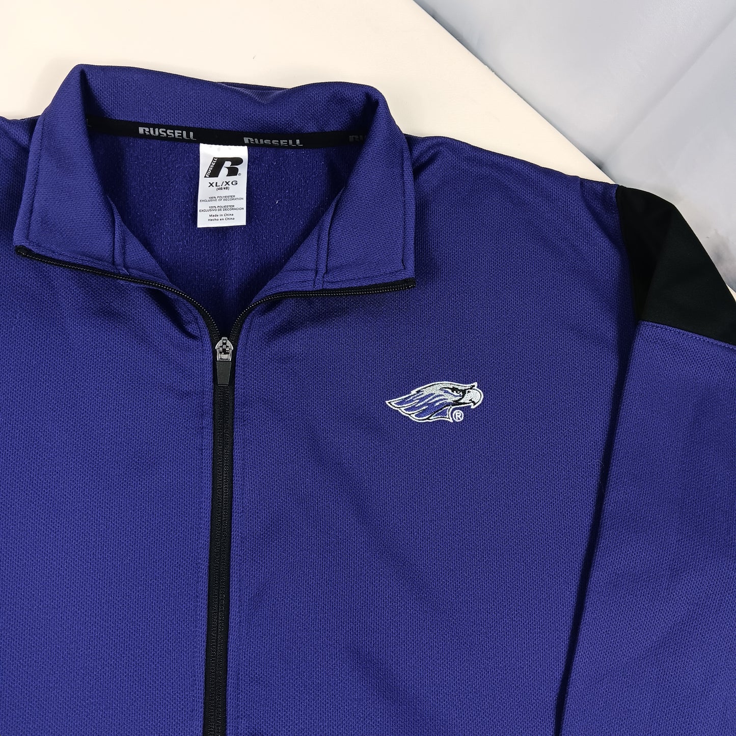 UW Whitewater Russell Athletic Zip Up Jacket - X-Large