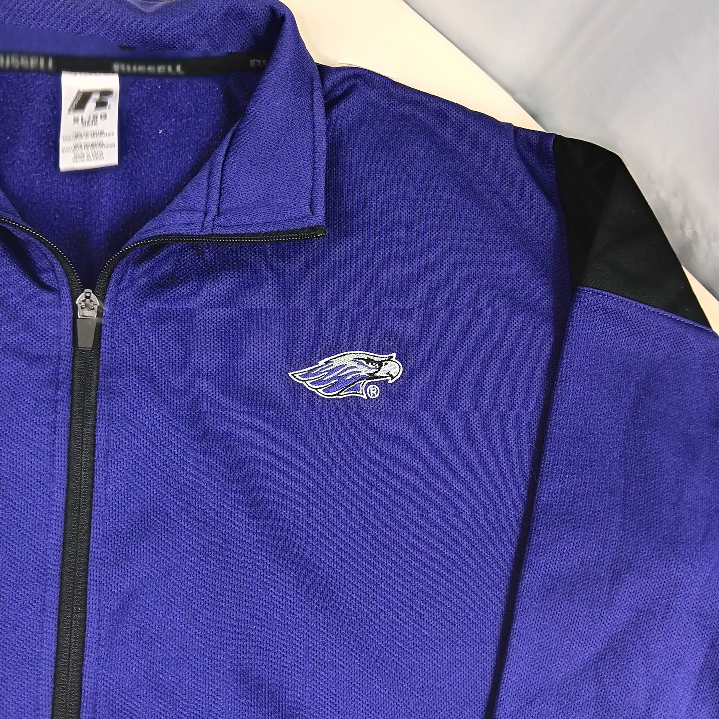 UW Whitewater Russell Athletic Zip Up Jacket - X-Large