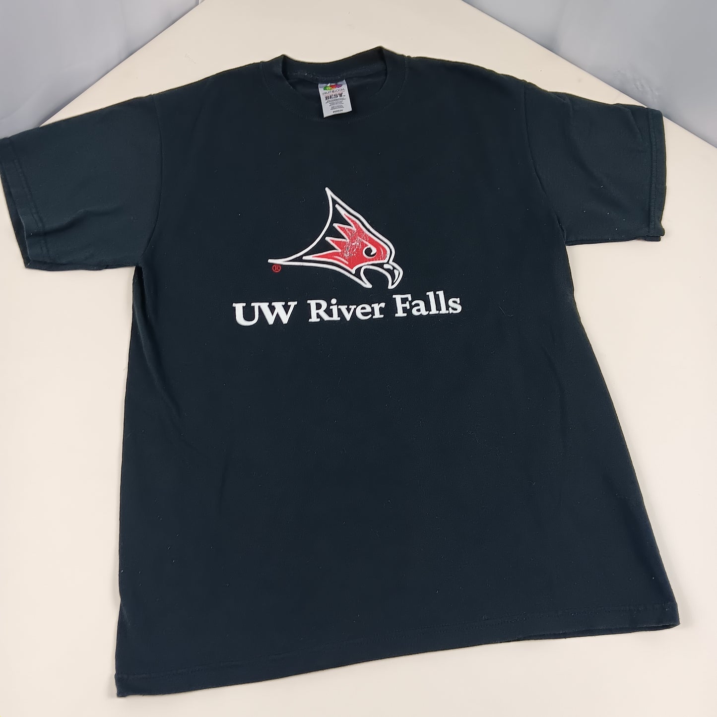 UW River Falls Falcons Vintage T-Shirt- Medium - Fruit of the Loom