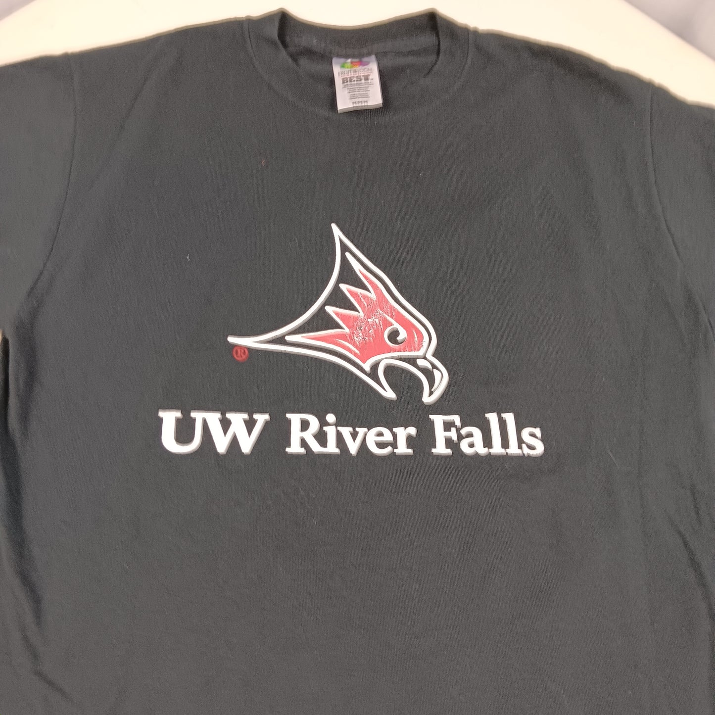 UW River Falls Falcons Vintage T-Shirt- Medium - Fruit of the Loom