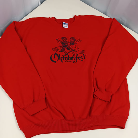 UW LaCrosse Retro Oktoberfest Sweatshirt - Large - Gildan