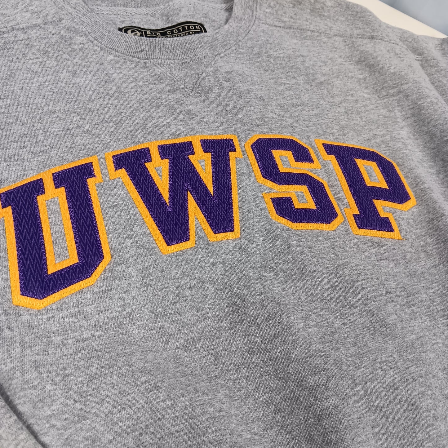 UW Stevens Point Vintage Embroidered Crewneck - Large - Gear for Sport