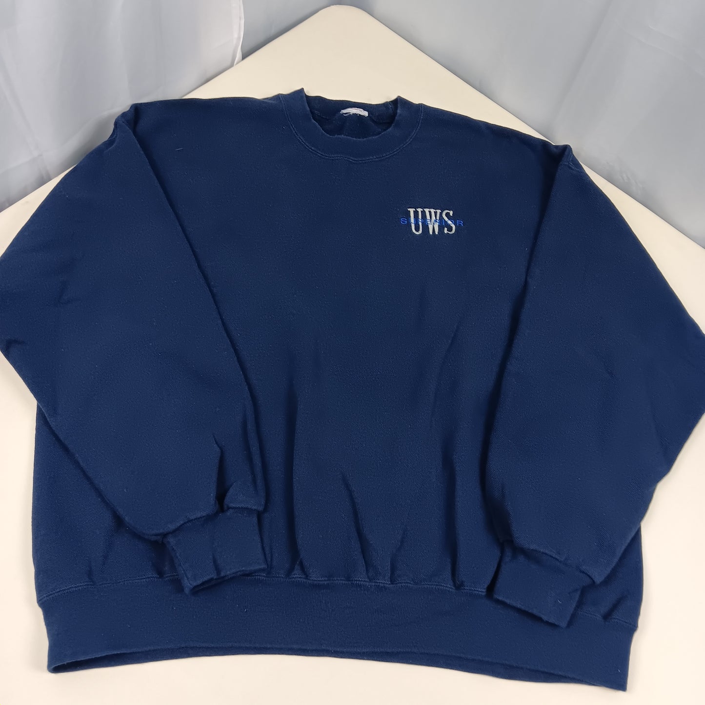 UW Superior Vintage Embroidered Crewneck - XXL