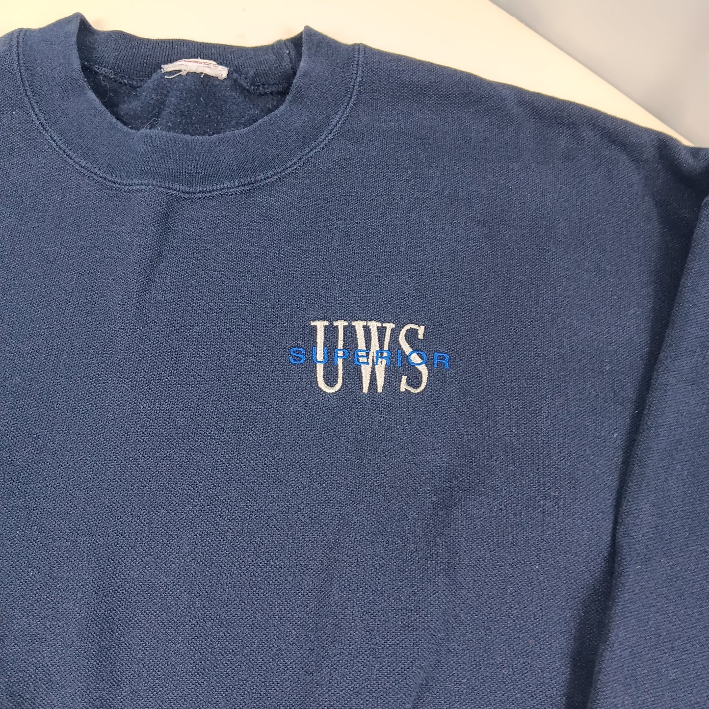 UW Superior Vintage Embroidered Crewneck - XXL