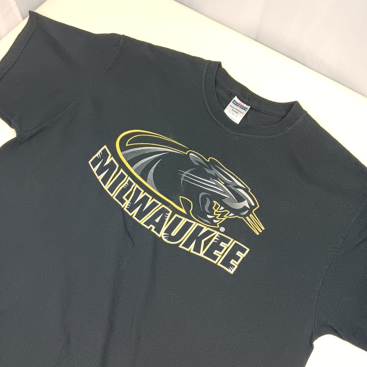 UW Milwaukee Panthers Retro Shirt - XL - JerZees