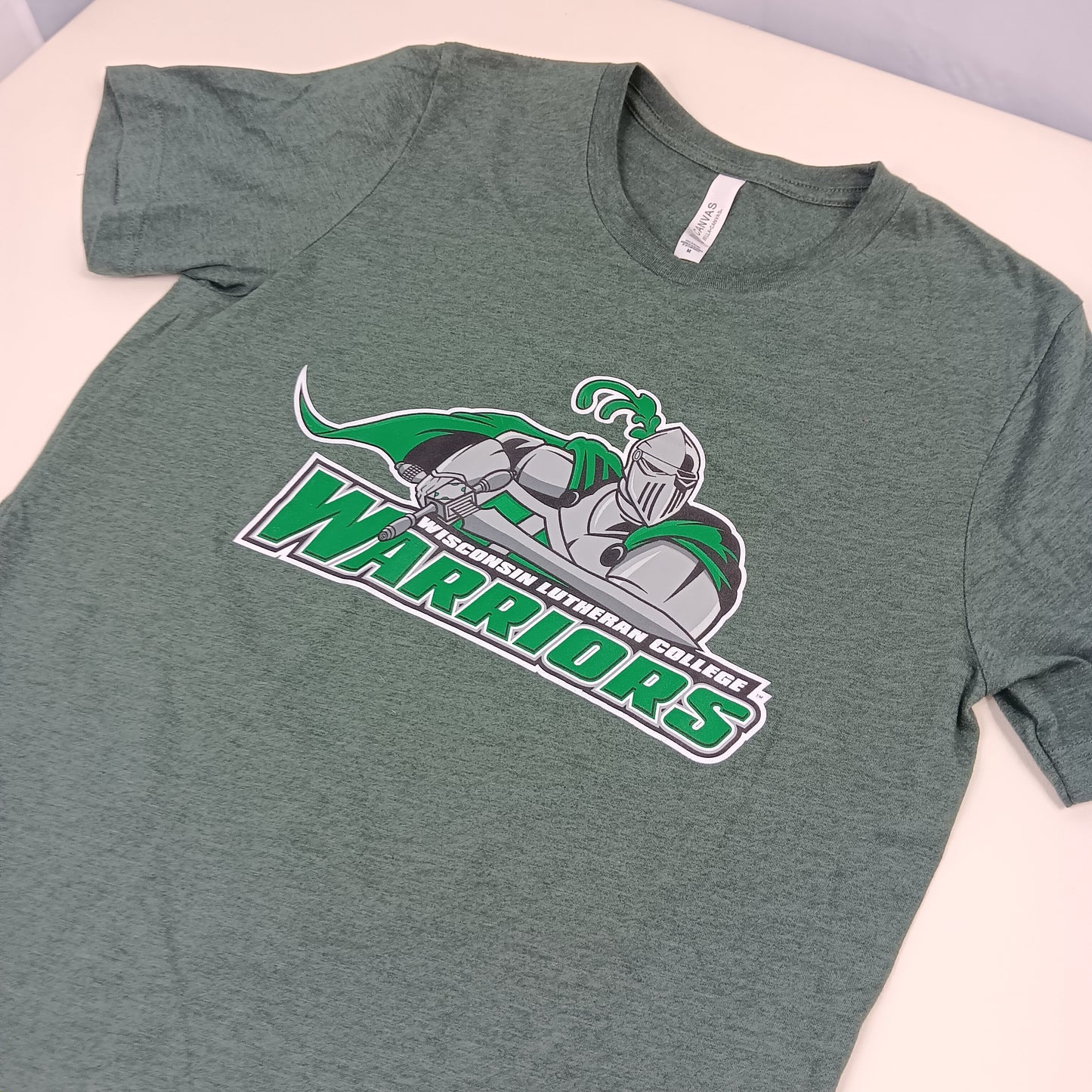 Wisconsin Lutheran College Warriors Athletic Tee - Medium - Canvas