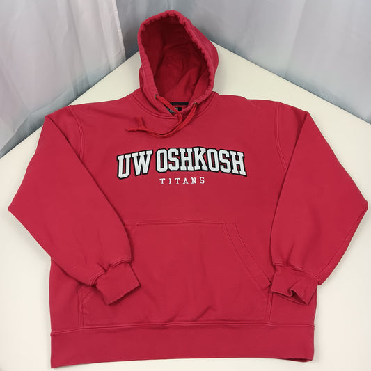 UW Oshkosh Titans Vintage Hoodie Alternate Colorway - Large - Gear For Sport