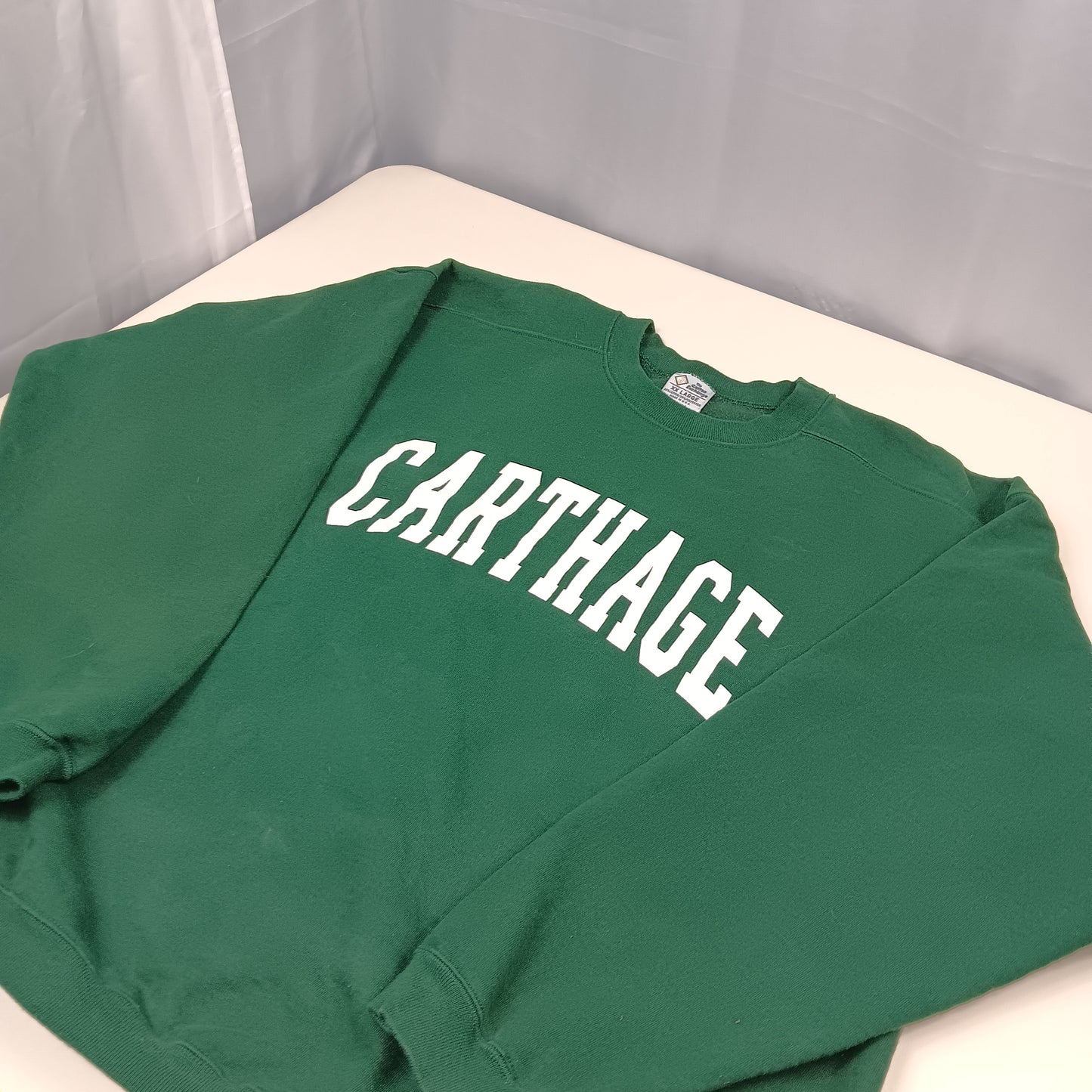 Carthage College Vintage Sweatshirt - XXL - Cotton Exchange