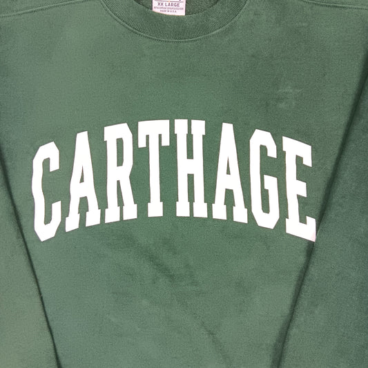 Carthage College Vintage Sweatshirt - XXL - Cotton Exchange