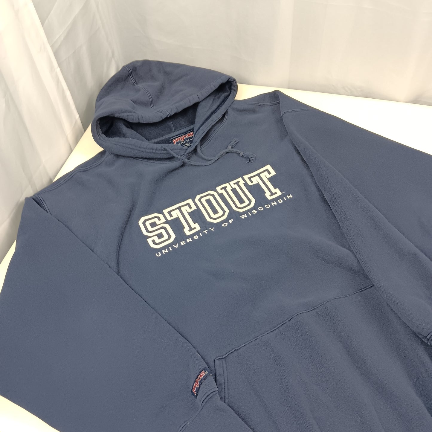 UW Stout Blue Devils Embroidered Hoodie - XL - Jansport