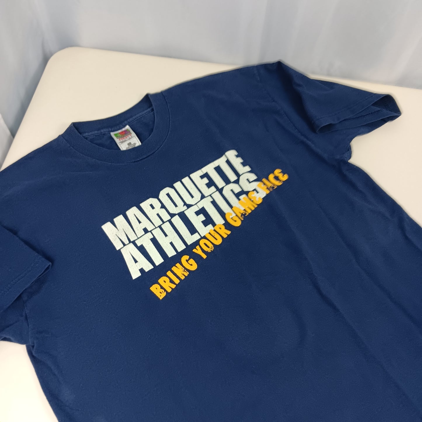 Marquette University "Bring Your Game Face" Fan Shirt - XL - Fruit Of The Loom