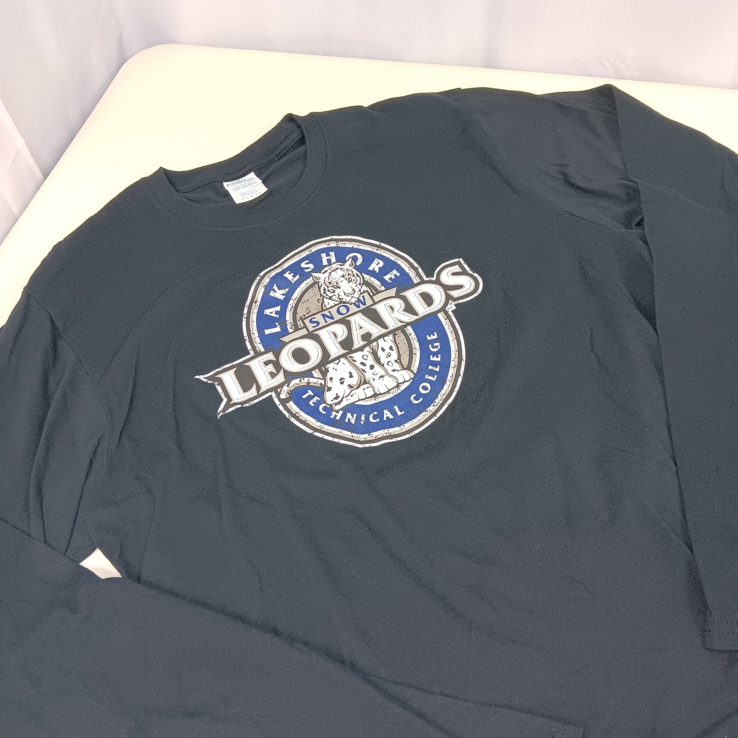 Lakeshore Technical College Snow Leopords Longsleeve Shirt - Large - Port & Co