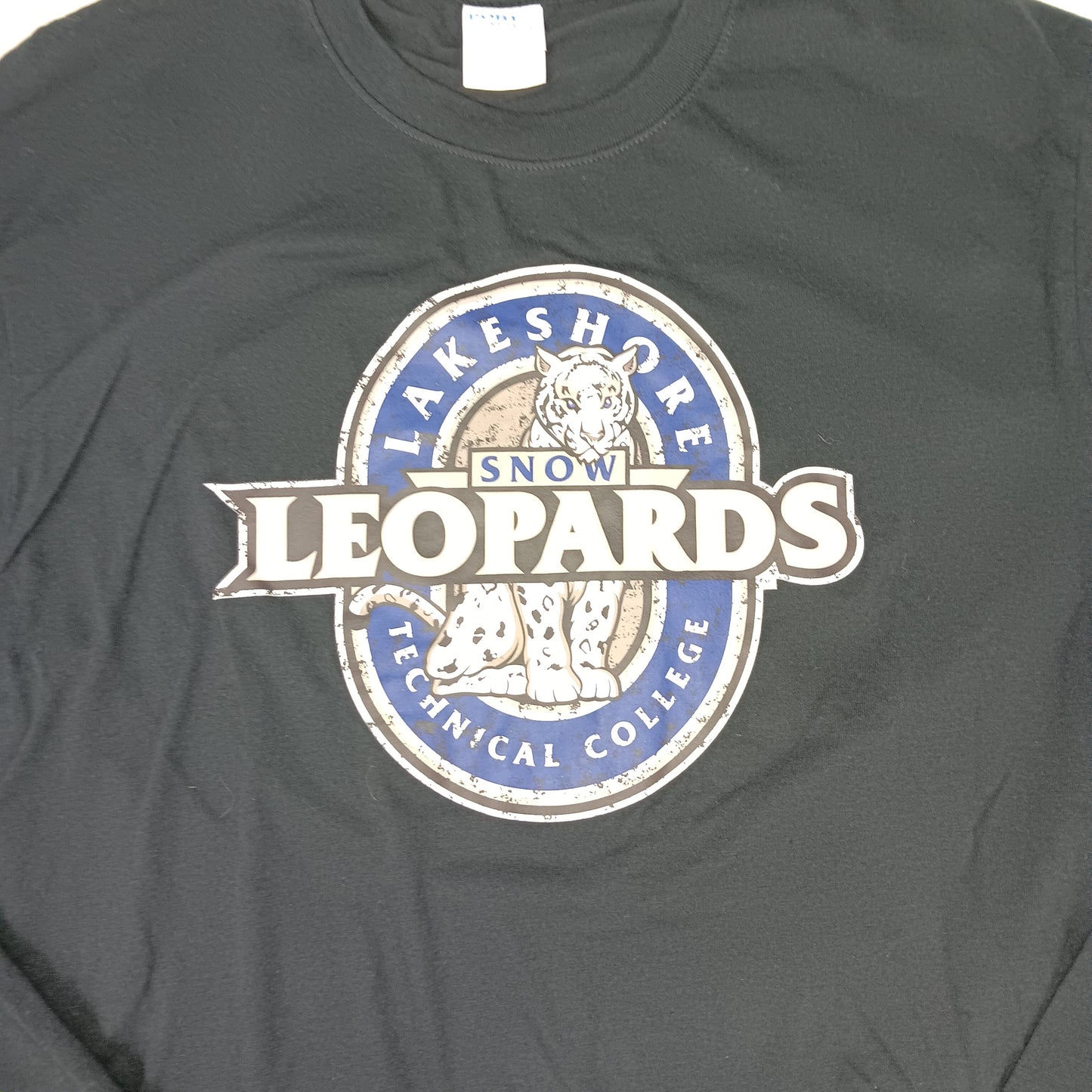 Lakeshore Technical College Snow Leopords Longsleeve Shirt - Large - Port & Co