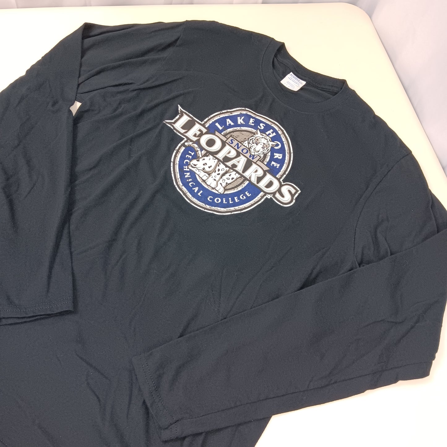 Lakeshore Technical College Snow Leopords Longsleeve Shirt - Large - Port & Co