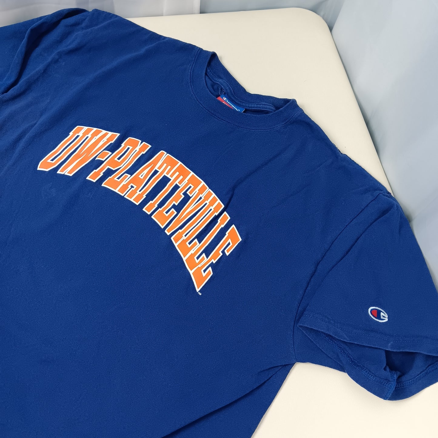 UW Platteville Pioneers Spell Out T Shirt - XL - Champion