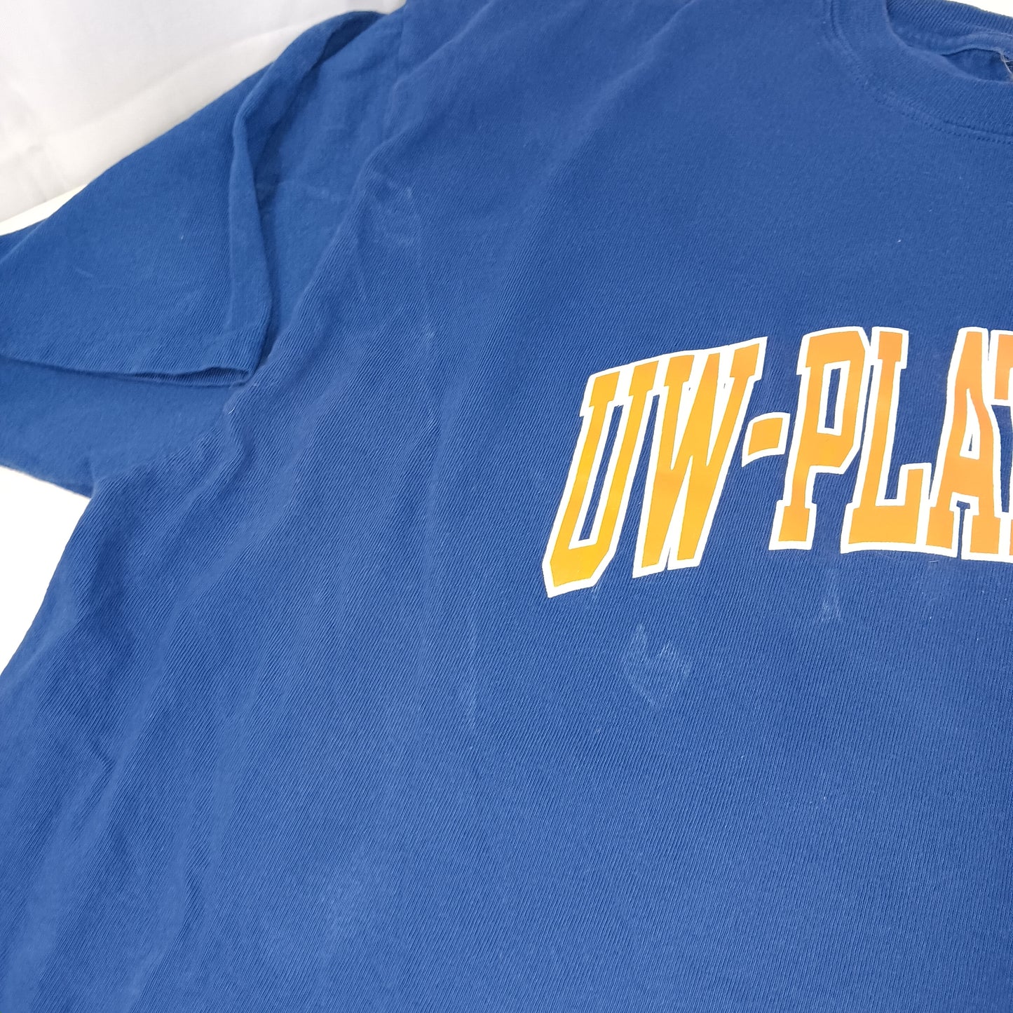UW Platteville Pioneers Spell Out T Shirt - XL - Champion