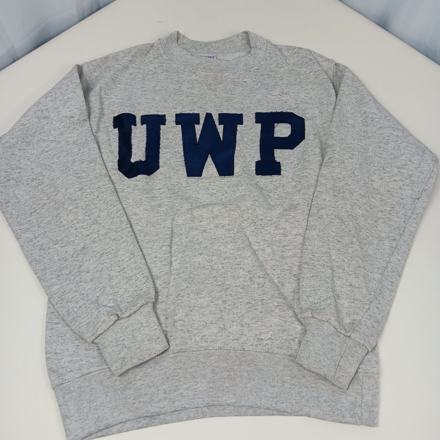 UW Platteville Embroidered Vintage 80's Crewneck - Medium (Small)- Soffe
