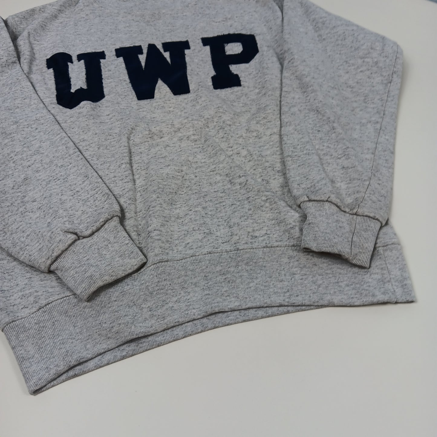 UW Platteville Embroidered Vintage 80's Crewneck - Medium (Small)- Soffe