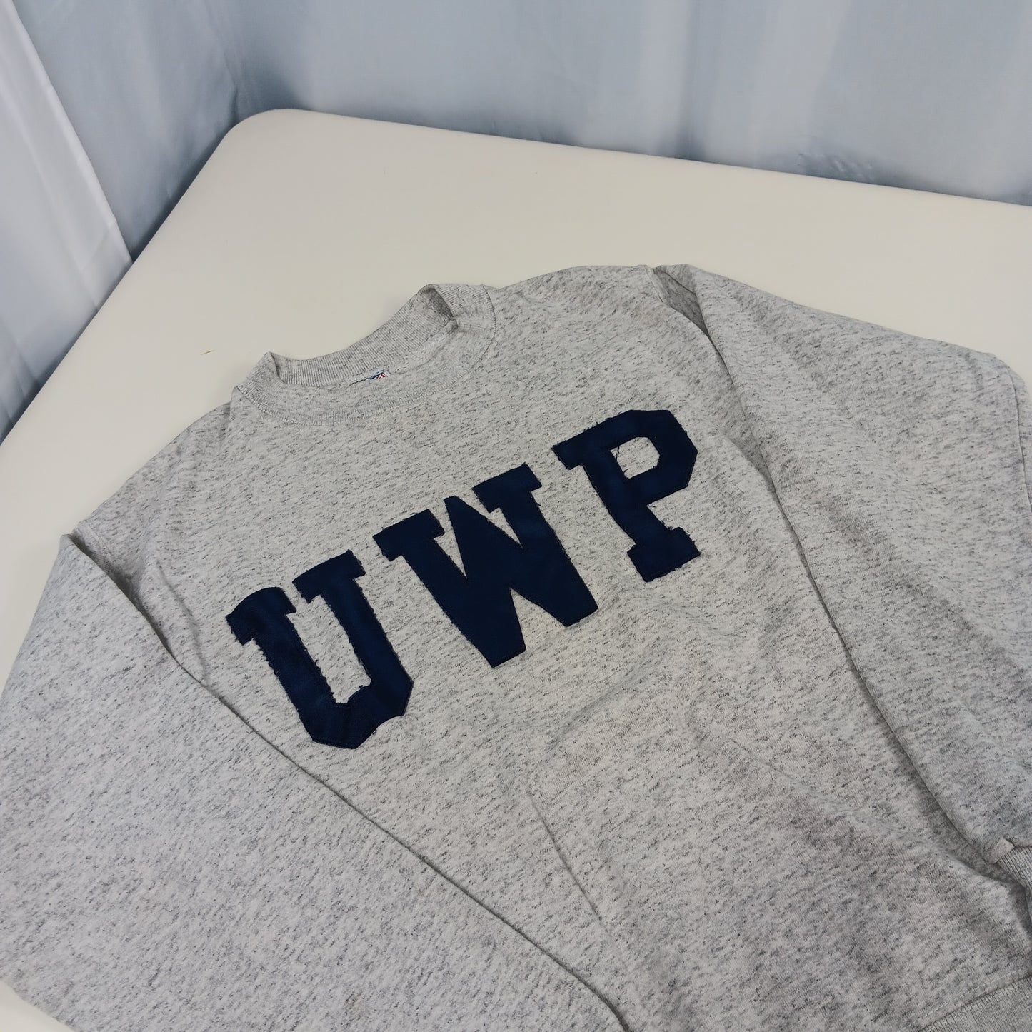 UW Platteville Embroidered Vintage 80's Crewneck - Medium (Small)- Soffe