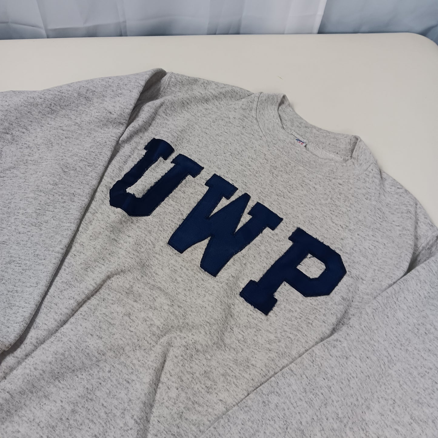 UW Platteville Embroidered Vintage 80's Crewneck - Medium (Small)- Soffe