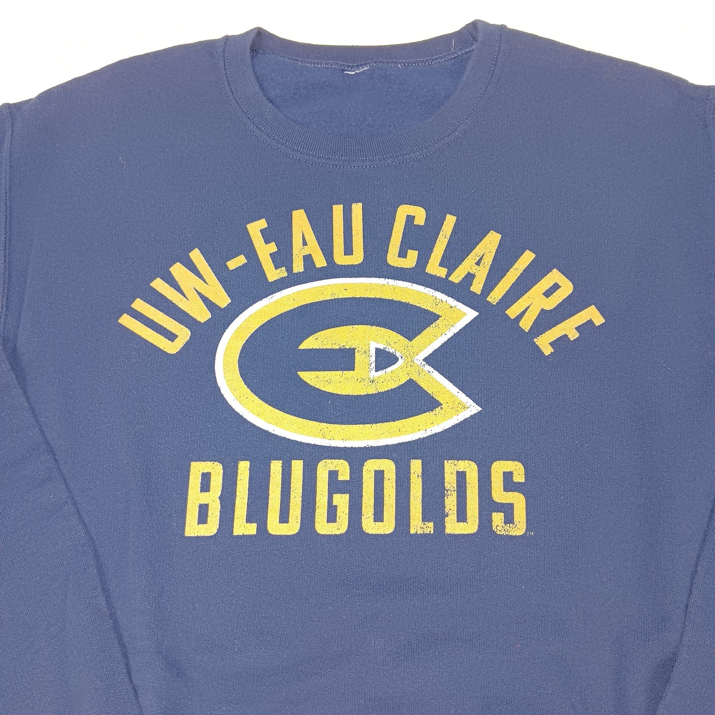 UW Eau Claire Blugolds Logo Crewneck - Small