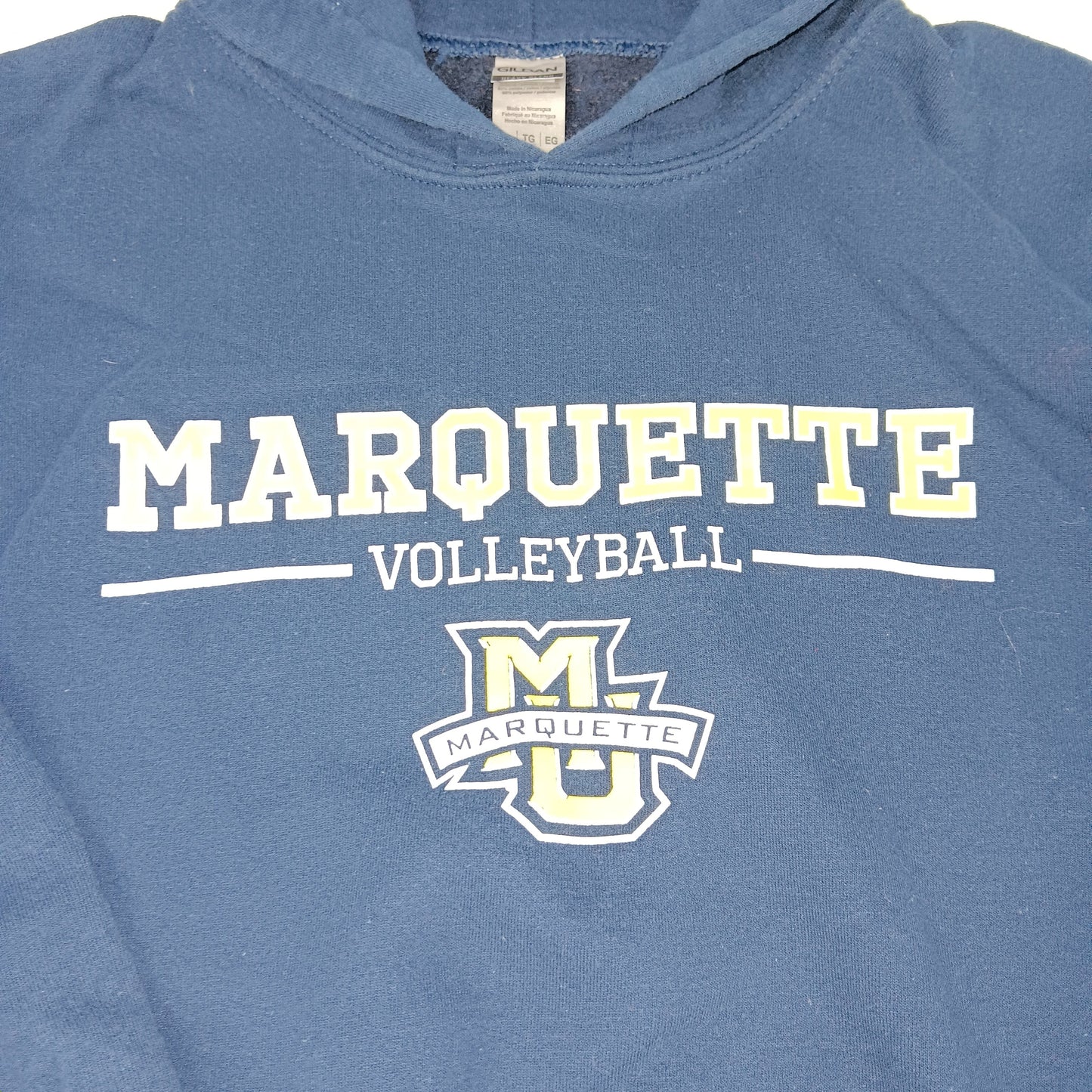 Marquette University Volleyball Hoodie - XL = Gildan