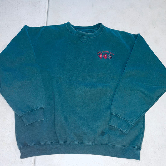 UW Green Bay Vintage "Dad' Crewneck - X Large - Embroidered