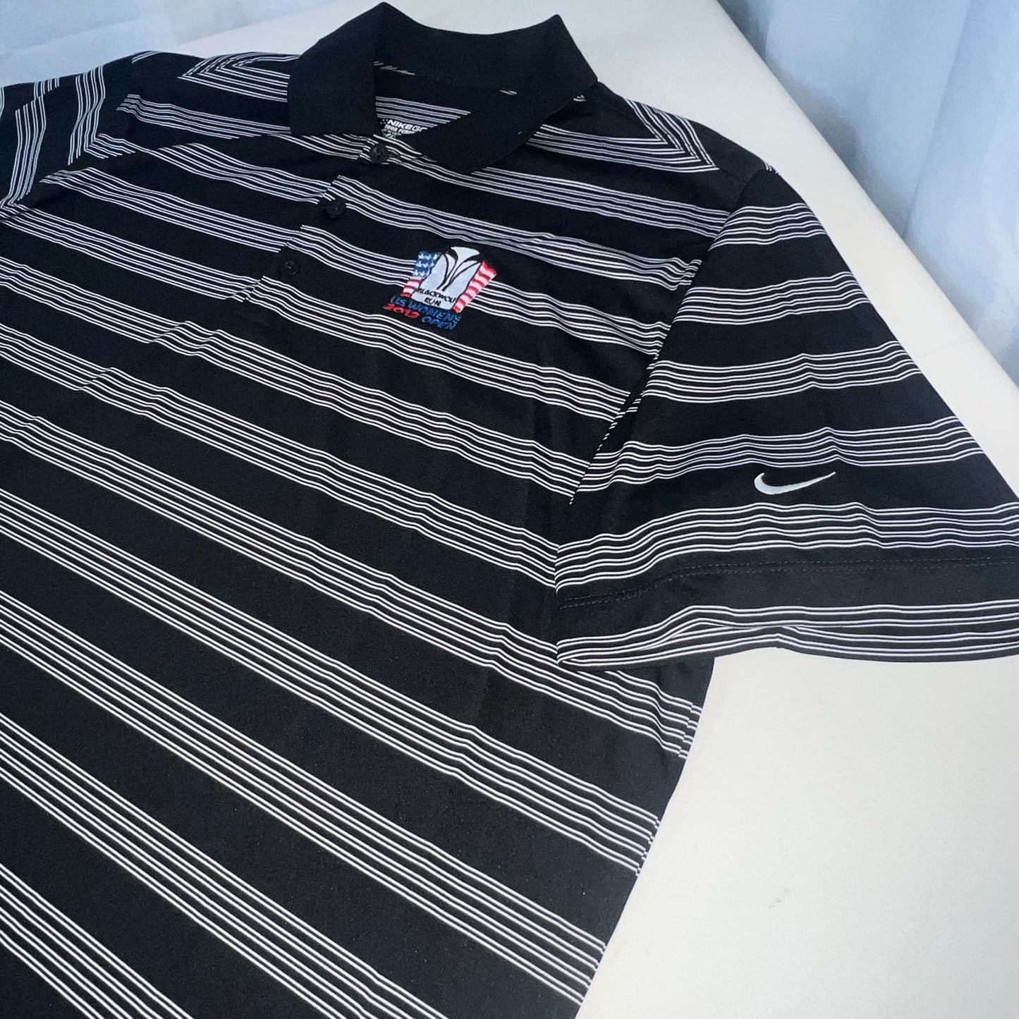 Nike Golf Polo XL Blackwolf Run 2012 US Womens Open Dri Fit