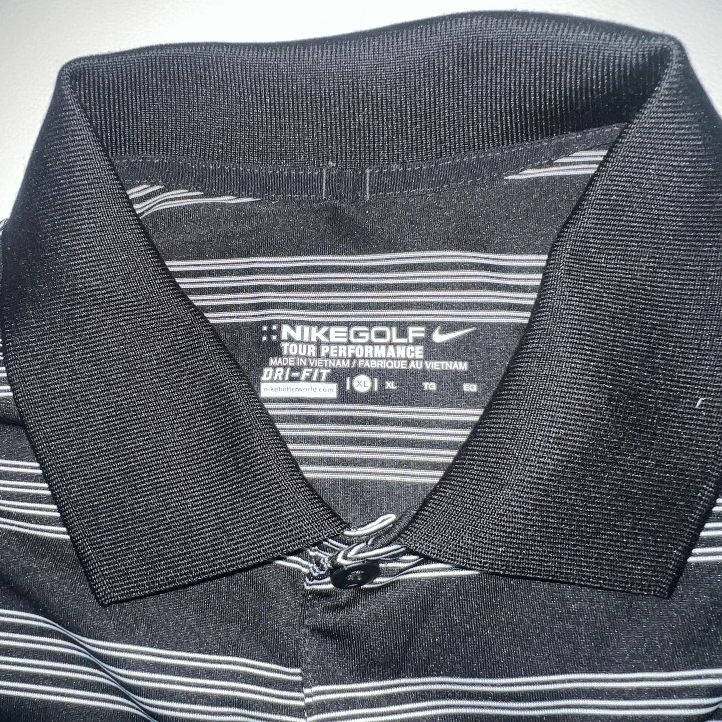 Nike Golf Polo XL Blackwolf Run 2012 US Womens Open Dri Fit