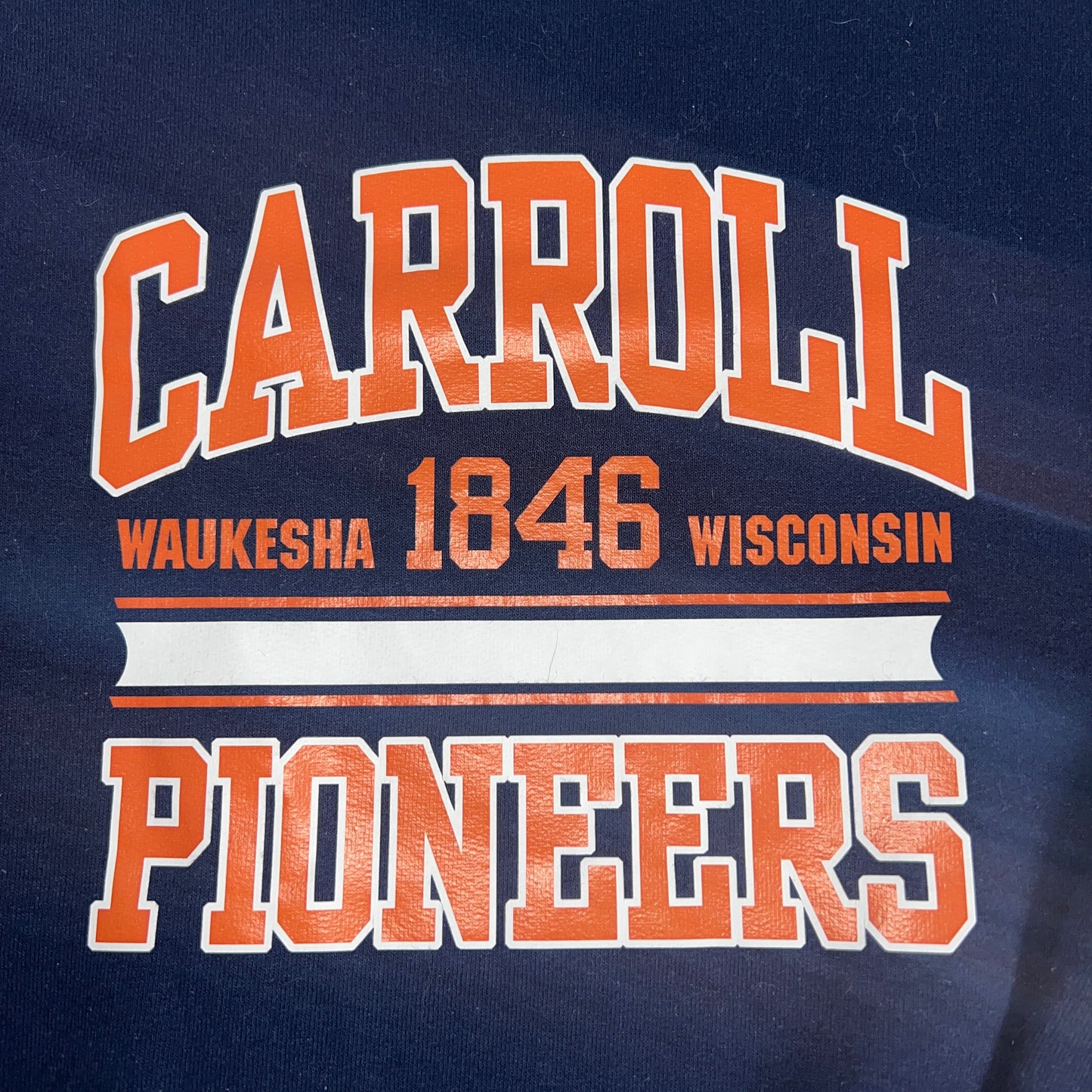 Carroll University Pioneers Small Vintage Crewneck - JerZees NuBlend